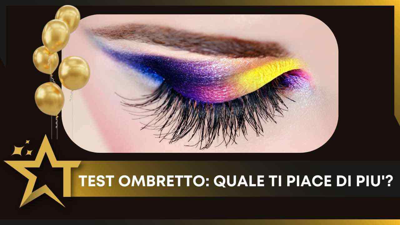 test colore ombretto