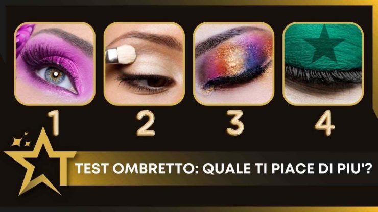 risposte test colore ombretto