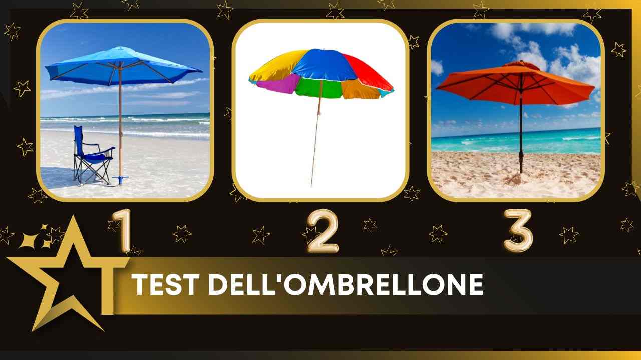 Test dell'ombrellone