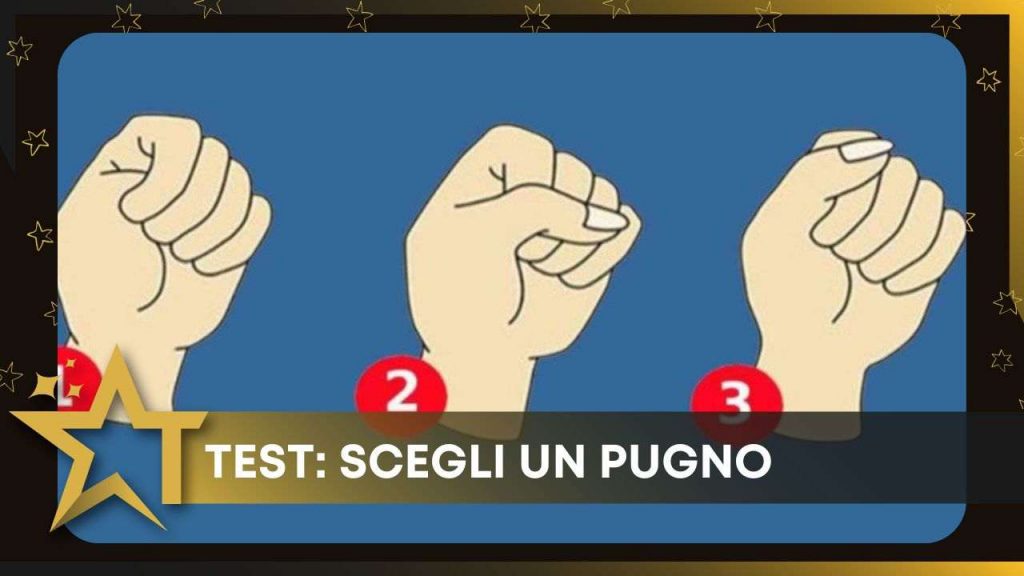 Test scopri la tua vera personalità grazie ad un pugno