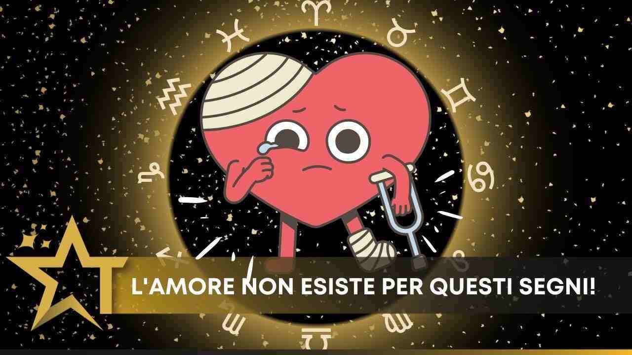 oroscopo dei segni che vivono pene d'amore