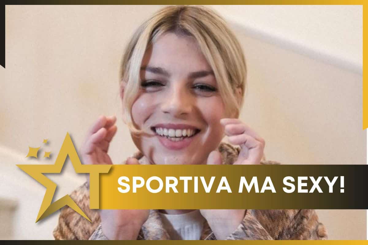 Il selfie con look sportivo di Emma Marrone che sta facendo impazzire tutti 